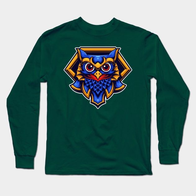 Owl Long Sleeve T-Shirt by mightyfire